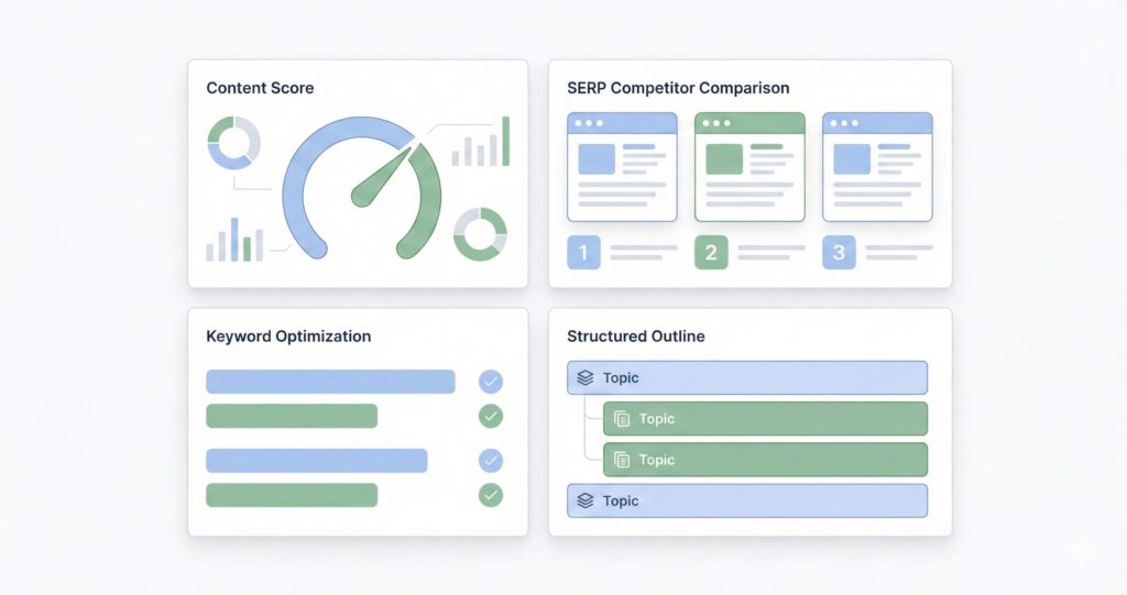 NeuronWriter review AI SEO content optimization dashboard