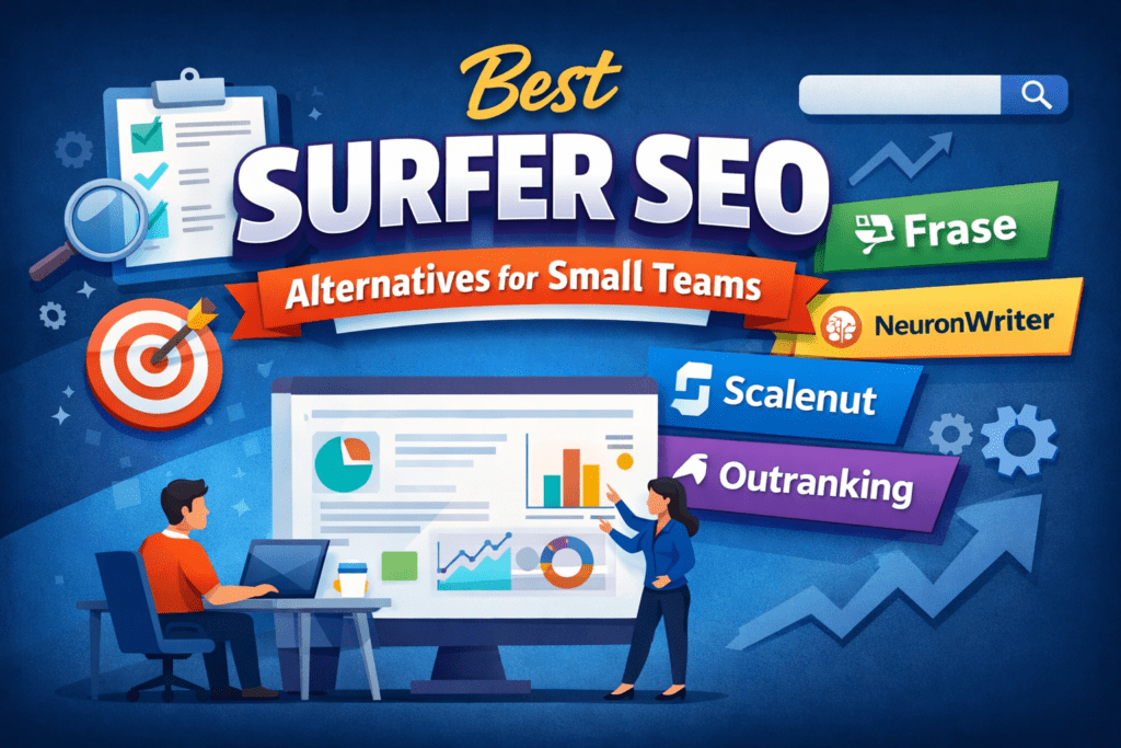 Surfer SEO alternatives for small teams