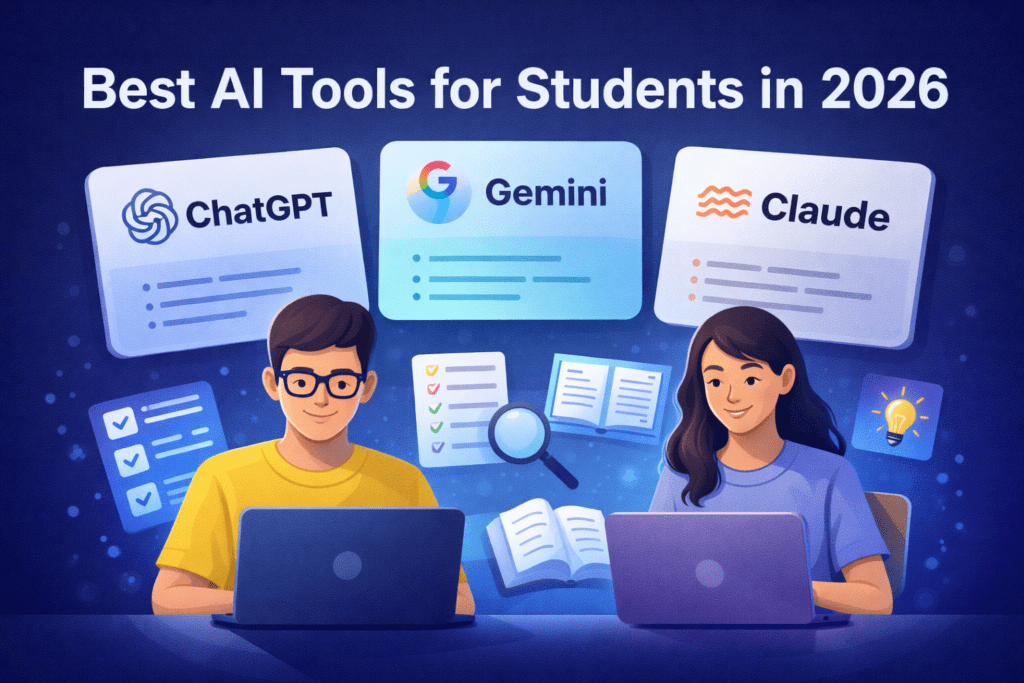 Best AI tools for students for studying writing research and productivity