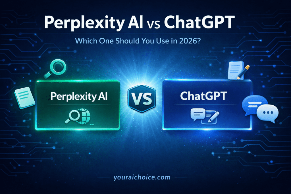 Perplexity AI vs ChatGPT comparison 2026 – which AI tool is better for research and writing