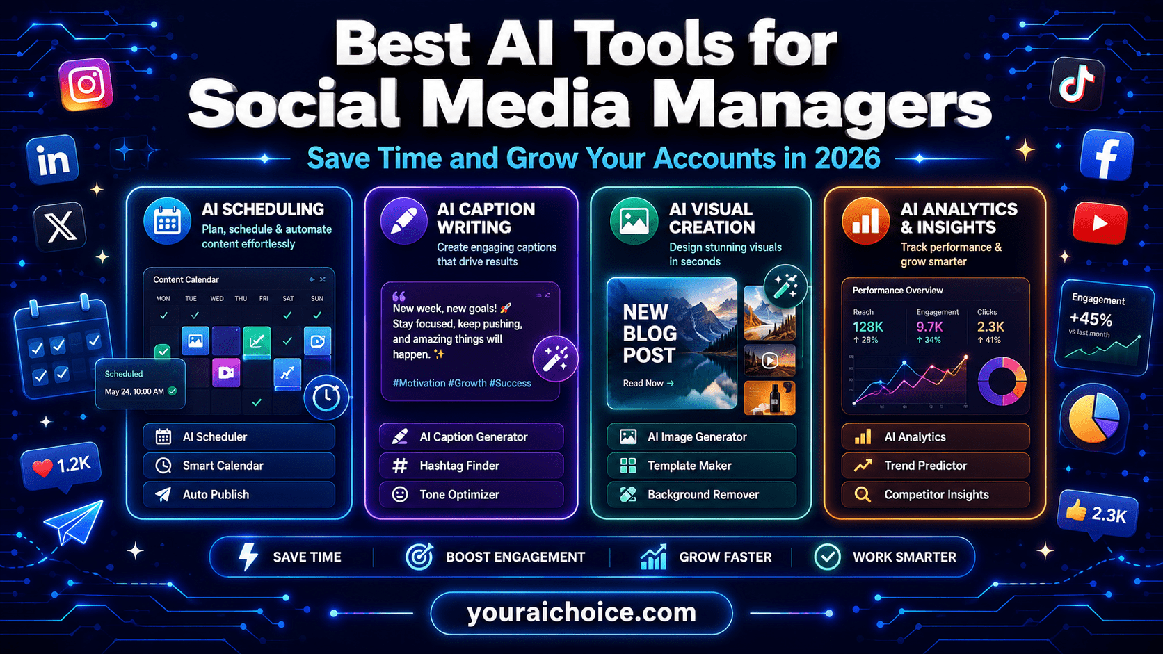 Best AI Tools for Social Media Managers in 2026 - Your AI Choice – AI ...