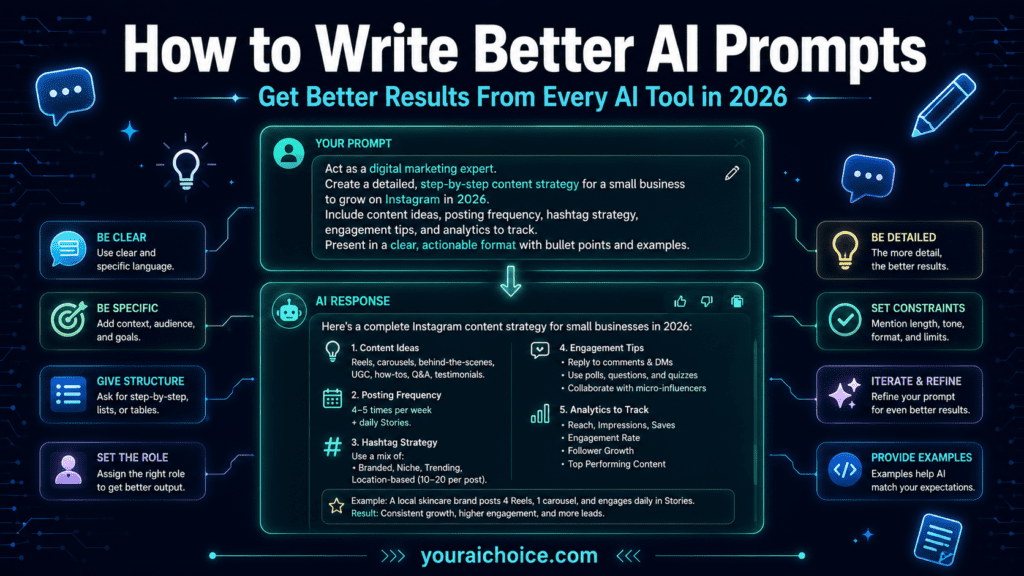 How to write better AI prompts in 2026 – beginner guide with examples for ChatGPT and Claude