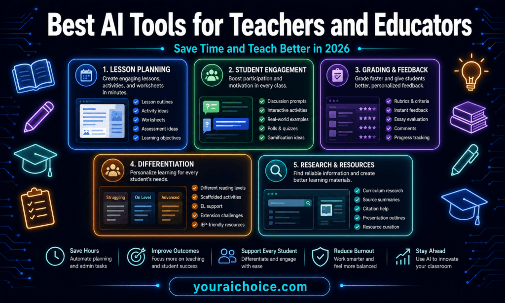 Best AI tools for teachers and educators in 2026 – MagicSchool, Diffit, Brisk Teaching and more