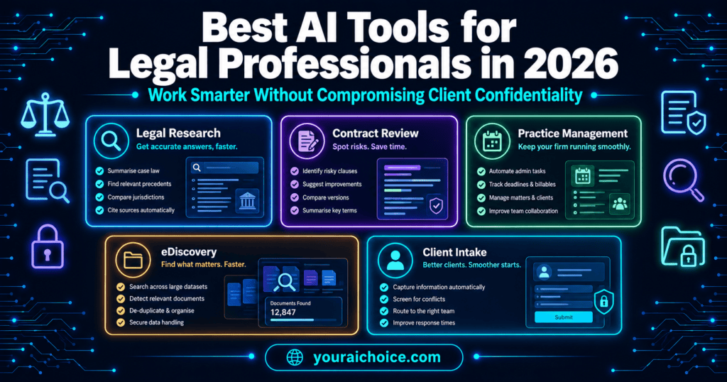 Best AI tools for lawyers and legal professionals in 2026 – Spellbook, Harvey AI, CoCounsel, Clio Duo and more