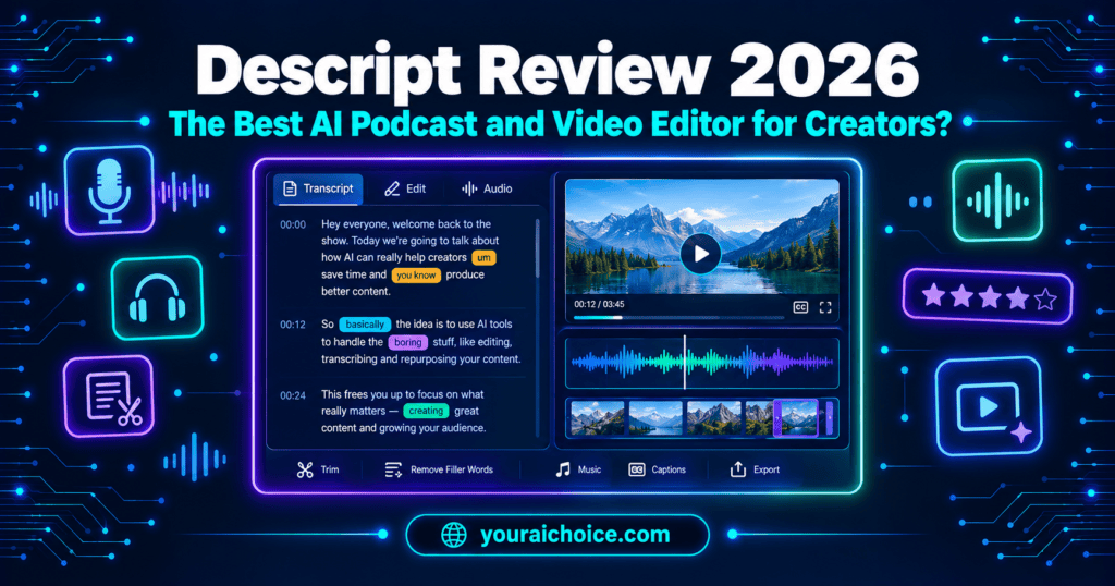 Descript review 2026 – is it the best AI podcast and video editor for creators and podcasters